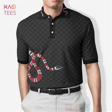 gucci polo snake cheap|white gucci shirt with snake.